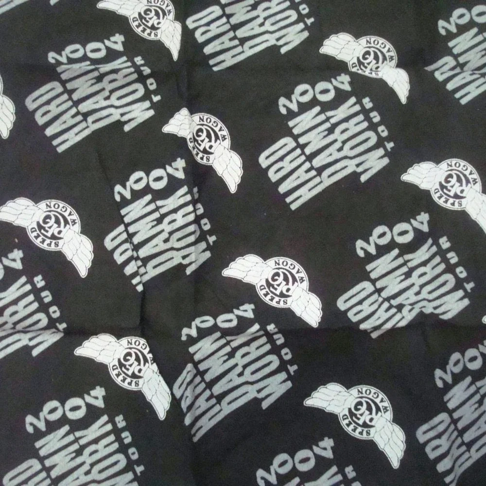 REO‎ SPEEDWAGON DOO RAG BANDANNA BANDANA 18X18 VINTAGE 2004 W3